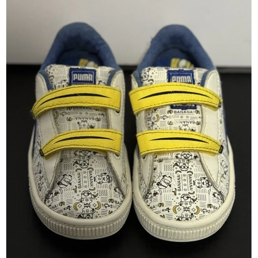 Puma X Minions Despicable Me Banana Cartoon Sneakers Baby Toddler Size 9C